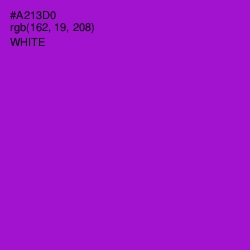 #A213D0 - Electric Violet Color Image