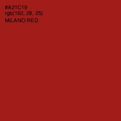 #A21C19 - Milano Red Color Image