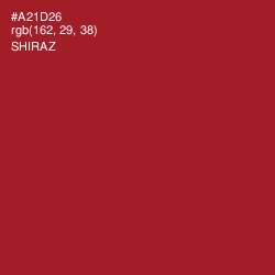 #A21D26 - Shiraz Color Image