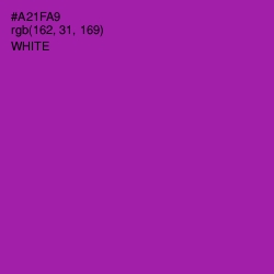 #A21FA9 - Violet Eggplant Color Image