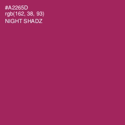 #A2265D - Night Shadz Color Image