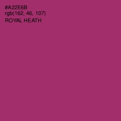 #A22E6B - Royal Heath Color Image