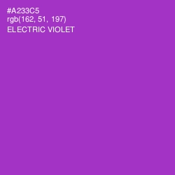 #A233C5 - Electric Violet Color Image