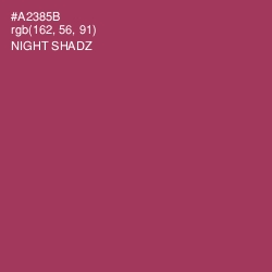 #A2385B - Night Shadz Color Image