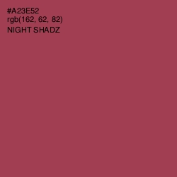 #A23E52 - Night Shadz Color Image