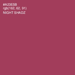 #A23E5B - Night Shadz Color Image