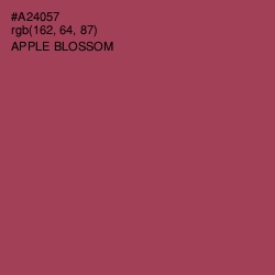 #A24057 - Apple Blossom Color Image