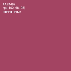 #A24462 - Hippie Pink Color Image