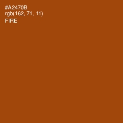 #A2470B - Fire Color Image