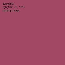 #A24865 - Hippie Pink Color Image