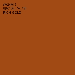 #A24A13 - Rich Gold Color Image