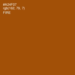 #A24F07 - Fire Color Image