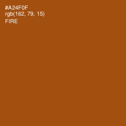 #A24F0F - Fire Color Image