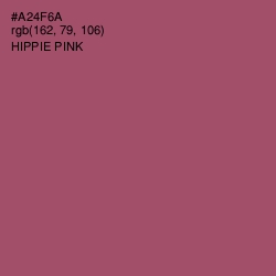 #A24F6A - Hippie Pink Color Image