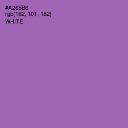 #A265B6 - Wisteria Color Image