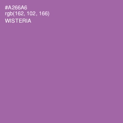 #A266A6 - Wisteria Color Image