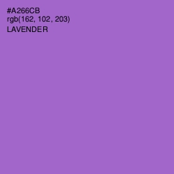 #A266CB - Lavender Color Image