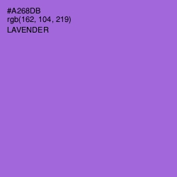#A268DB - Lavender Color Image