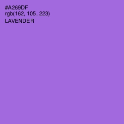 #A269DF - Lavender Color Image