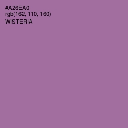 #A26EA0 - Wisteria Color Image