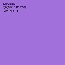 #A270DA - Lavender Color Image