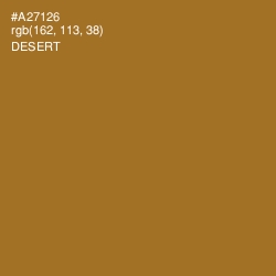 #A27126 - Desert Color Image