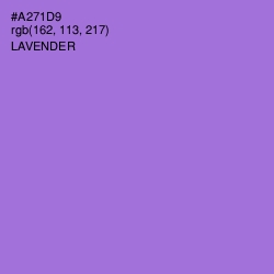 #A271D9 - Lavender Color Image