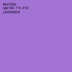#A272D4 - Lavender Color Image