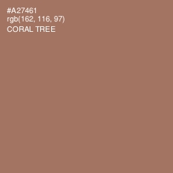 #A27461 - Coral Tree Color Image