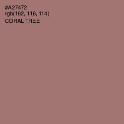 #A27472 - Coral Tree Color Image