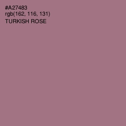 #A27483 - Turkish Rose Color Image