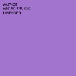 #A274CE - Lavender Color Image