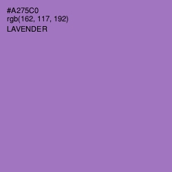 #A275C0 - Lavender Color Image