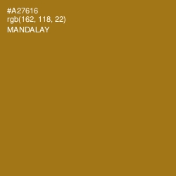 #A27616 - Mandalay Color Image