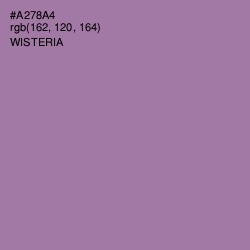 #A278A4 - Wisteria Color Image