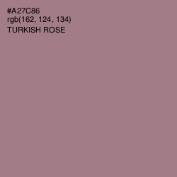 #A27C86 - Turkish Rose Color Image