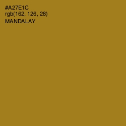 #A27E1C - Mandalay Color Image