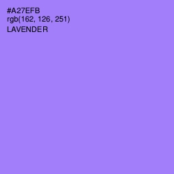 #A27EFB - Lavender Color Image