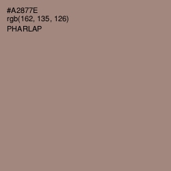 #A2877E - Pharlap Color Image
