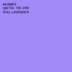 #A28BF9 - Dull Lavender Color Image