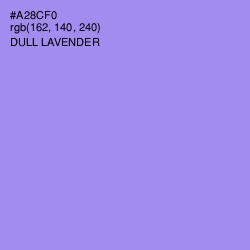 #A28CF0 - Dull Lavender Color Image