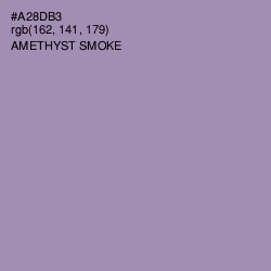 #A28DB3 - Amethyst Smoke Color Image