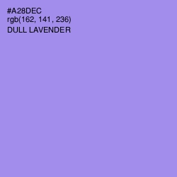 #A28DEC - Dull Lavender Color Image