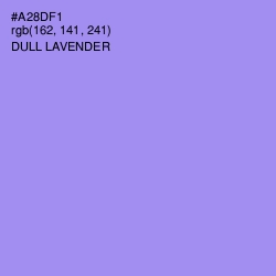 #A28DF1 - Dull Lavender Color Image