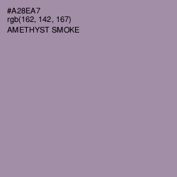 #A28EA7 - Amethyst Smoke Color Image