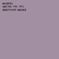 #A28FA1 - Amethyst Smoke Color Image