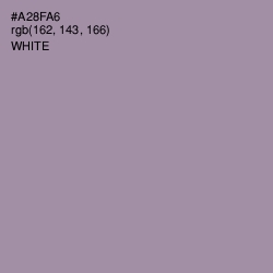 #A28FA6 - Amethyst Smoke Color Image