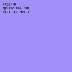 #A28FF8 - Dull Lavender Color Image