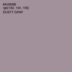 #A2909B - Dusty Gray Color Image