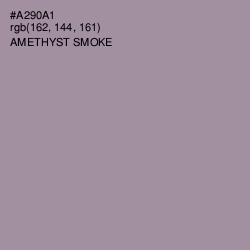 #A290A1 - Amethyst Smoke Color Image